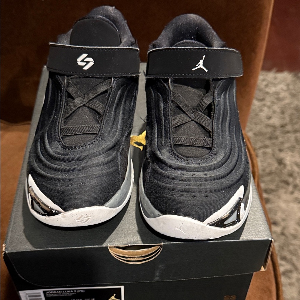 Kids Black and White Sneakers
